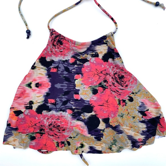 bond-eye Australia Blurred Bloom Halter Bikini Top - Picture 2 of 6